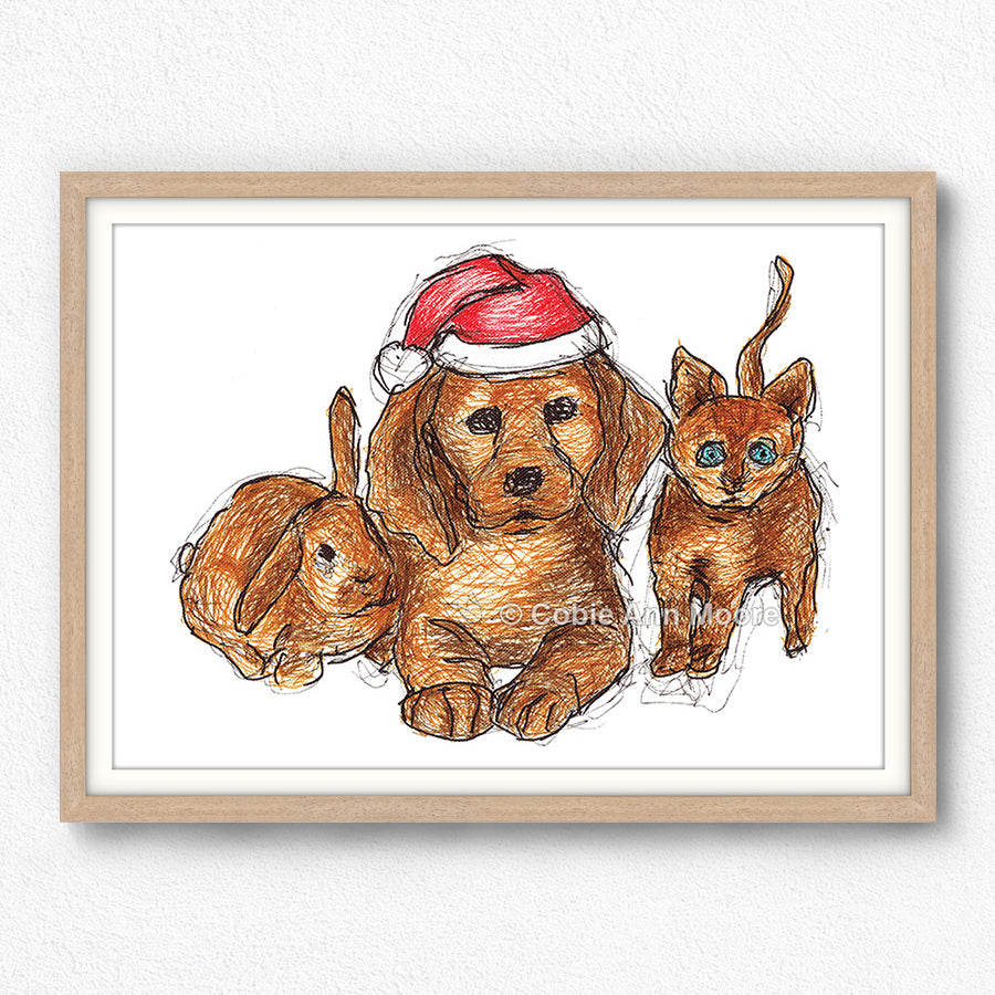 Christmas Baby Animals