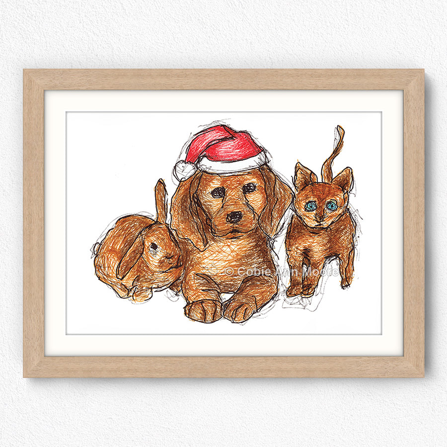 Christmas Baby Animals