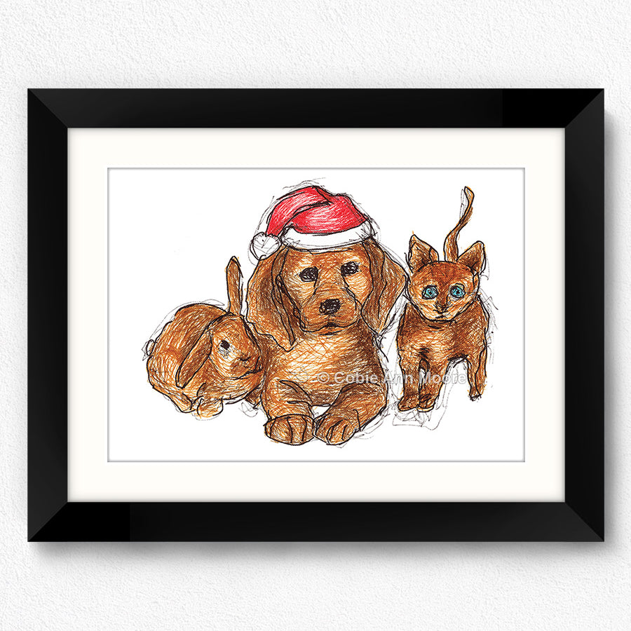 Christmas Baby Animals