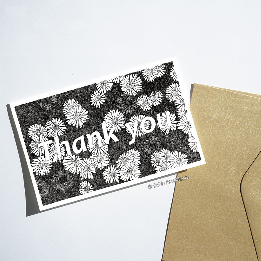 Thank You (Colour-In Cards)