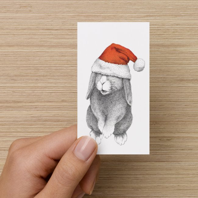 Christmas Rabbit Gift Tags