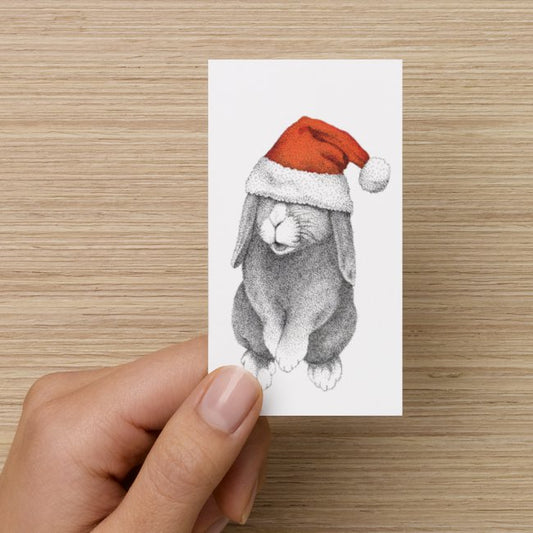 Christmas Rabbit Gift Tags