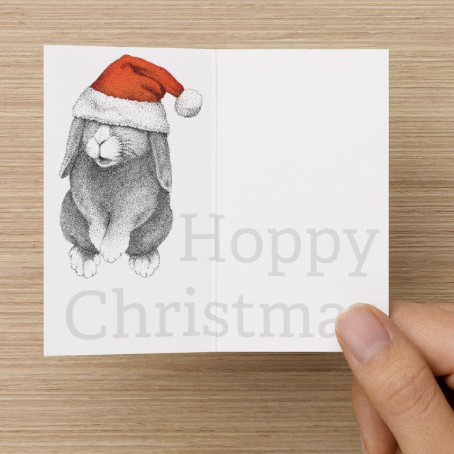 Christmas Rabbit Gift Tags
