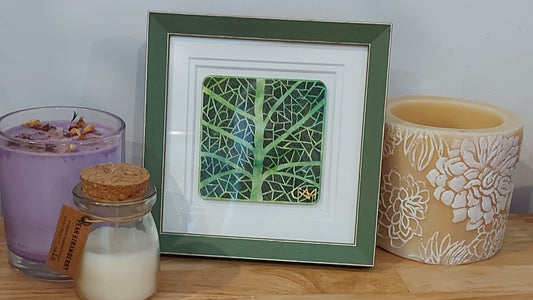 June’s Mini Art Print: Fragment of a Leaf
