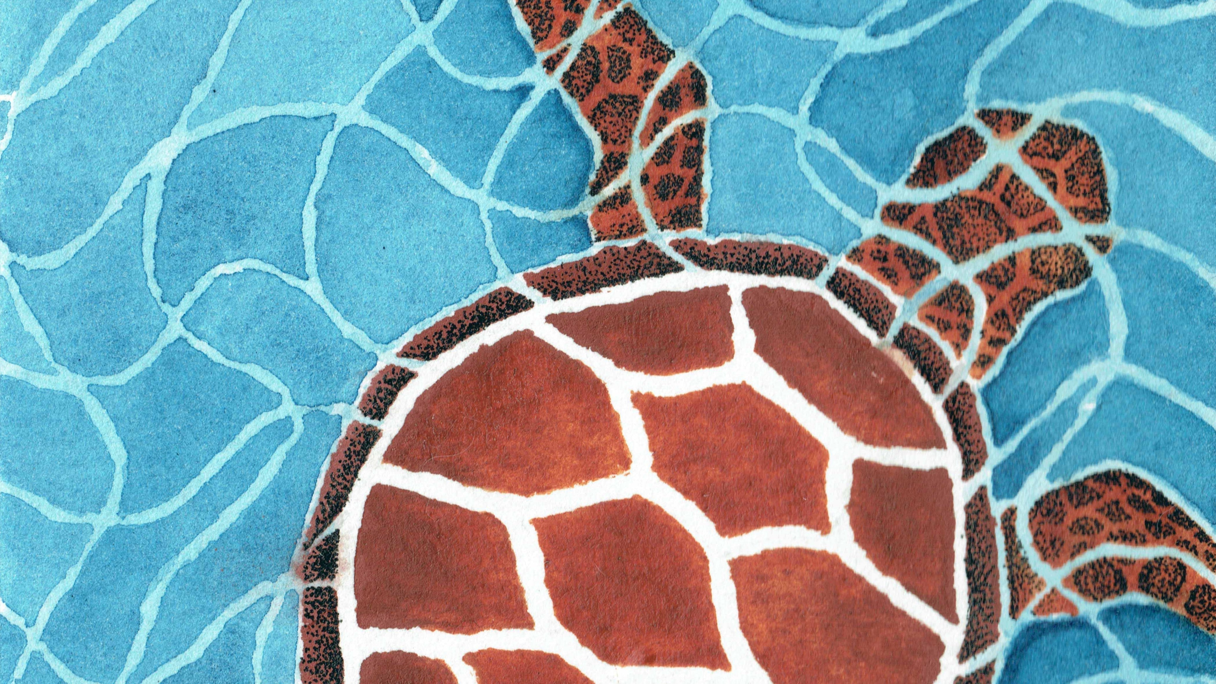 July's mini artwork revealed: Say hello to my little turtle – Cobie Ann ...