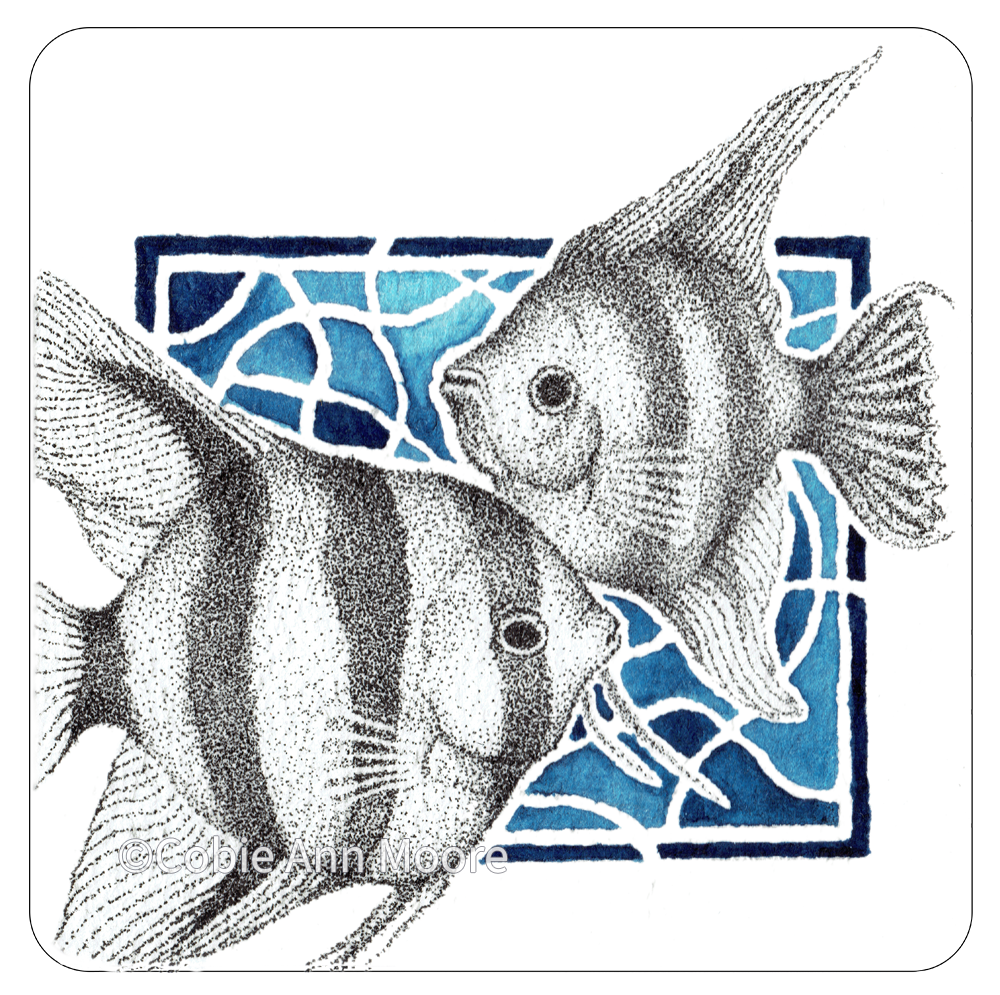Angelfish (Mini Print)