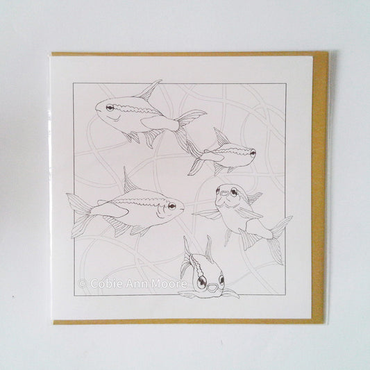 Neon Tetras (Colour-In)