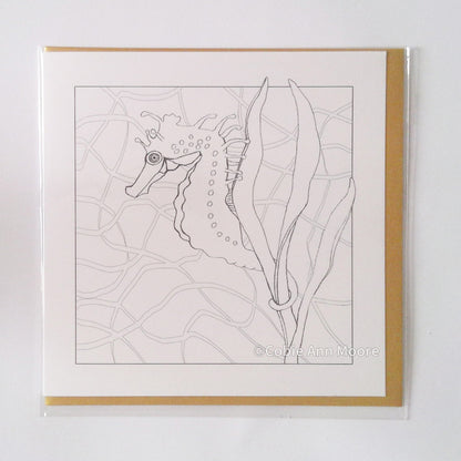 Seahorse (Colour-In)