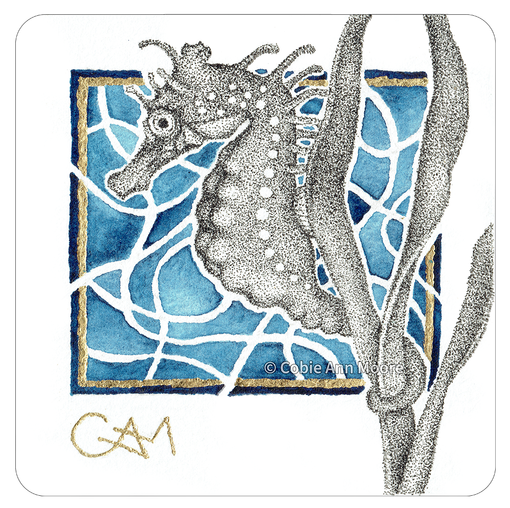 Seahorse (Mini Print)