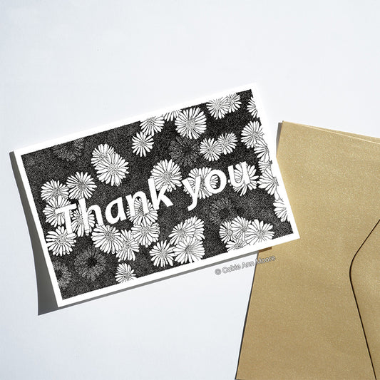 Thank You (Colour-In Cards)