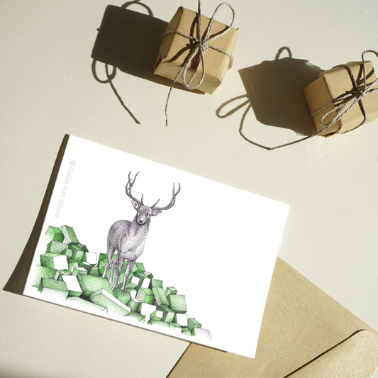 Reindeer Christmas Card